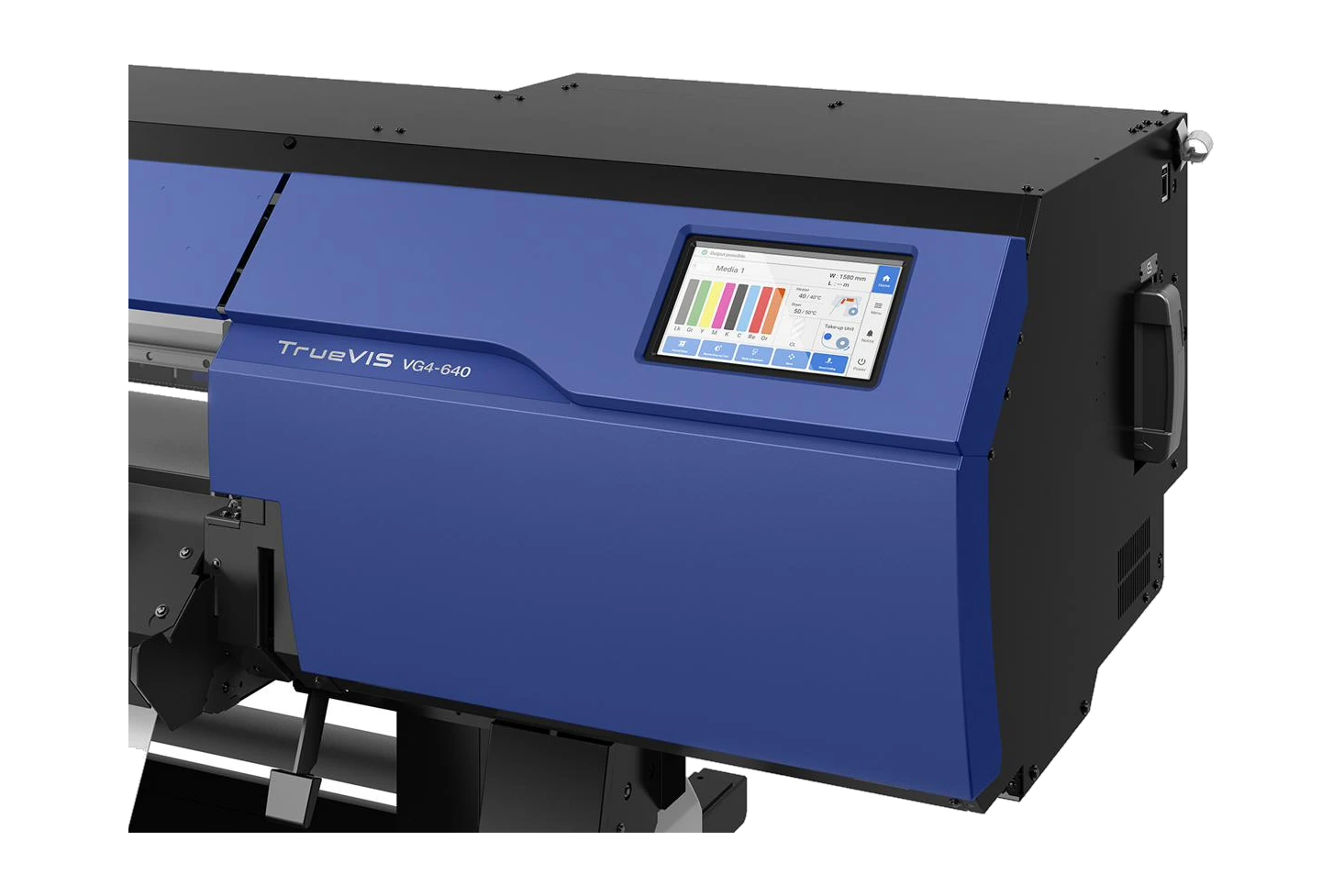 Roland VG4 eco solvent printer for stickers and labels