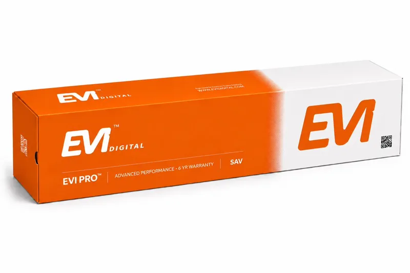 EVI PRO® — orange box with SAV roll (Advanced Performance, 6-year warranty)